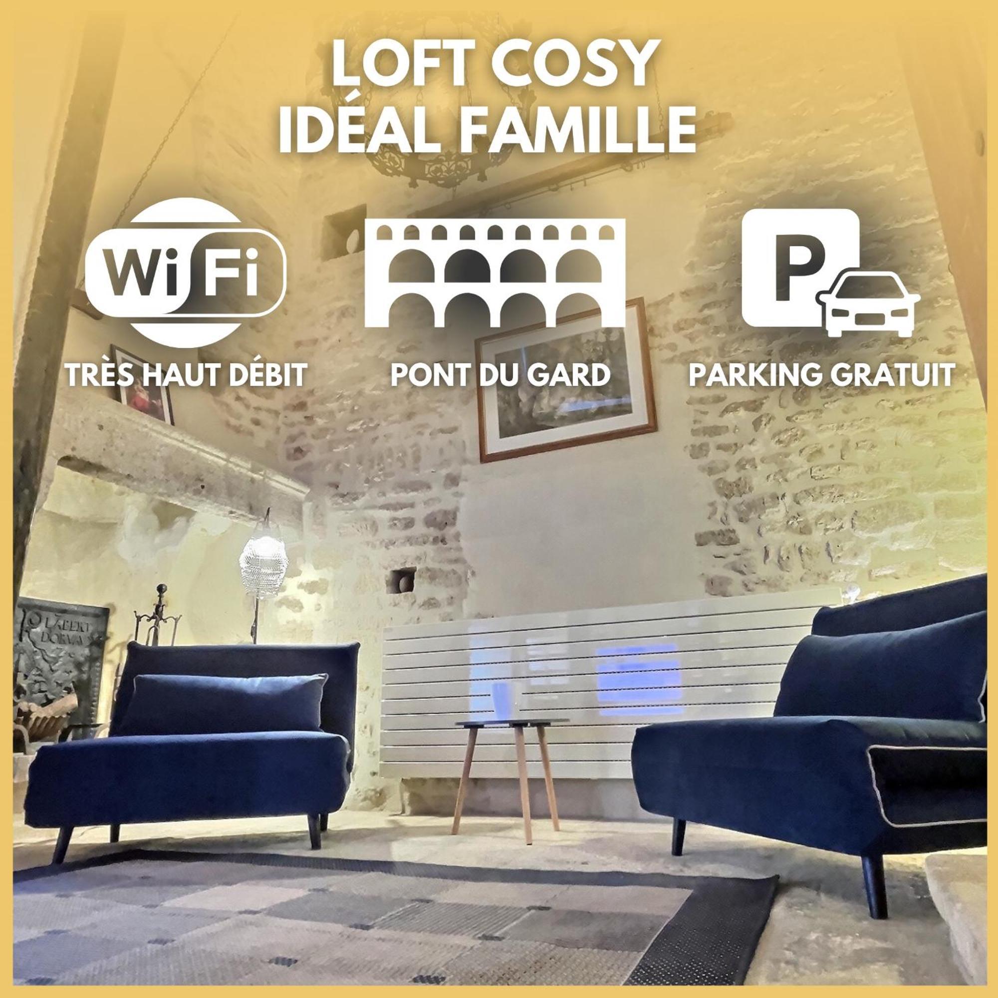 Chez Lydia - Loft Cosy, Depart Canoe A Pied, Proche Pont-Du-Gard Et Uzes Remoulins Buitenkant foto